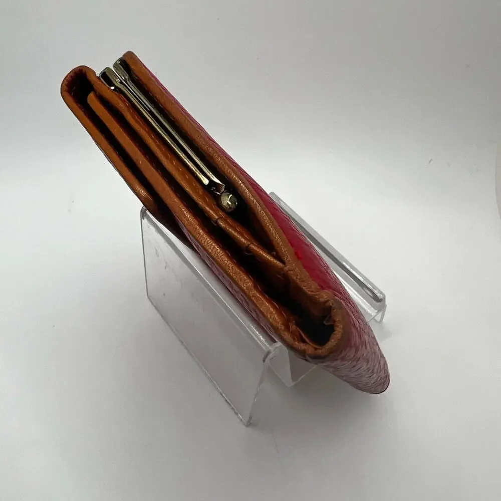 GUC Dior Red Trifold Wallet